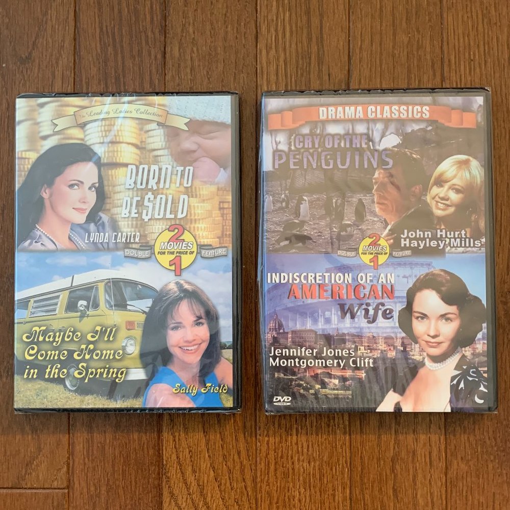 New Movie Lot Set of 2 DVDs Born To Be Sold Cry Of The Penguins